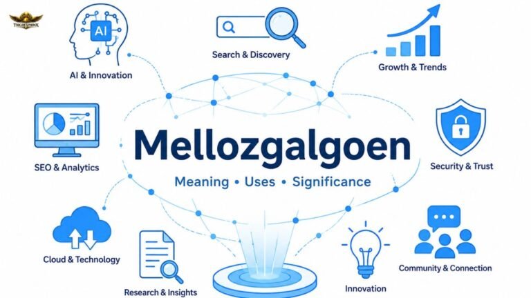 Mellozgalgoen meaning, uses, significance, and digital relevance illustrated with modern digital concept elements.