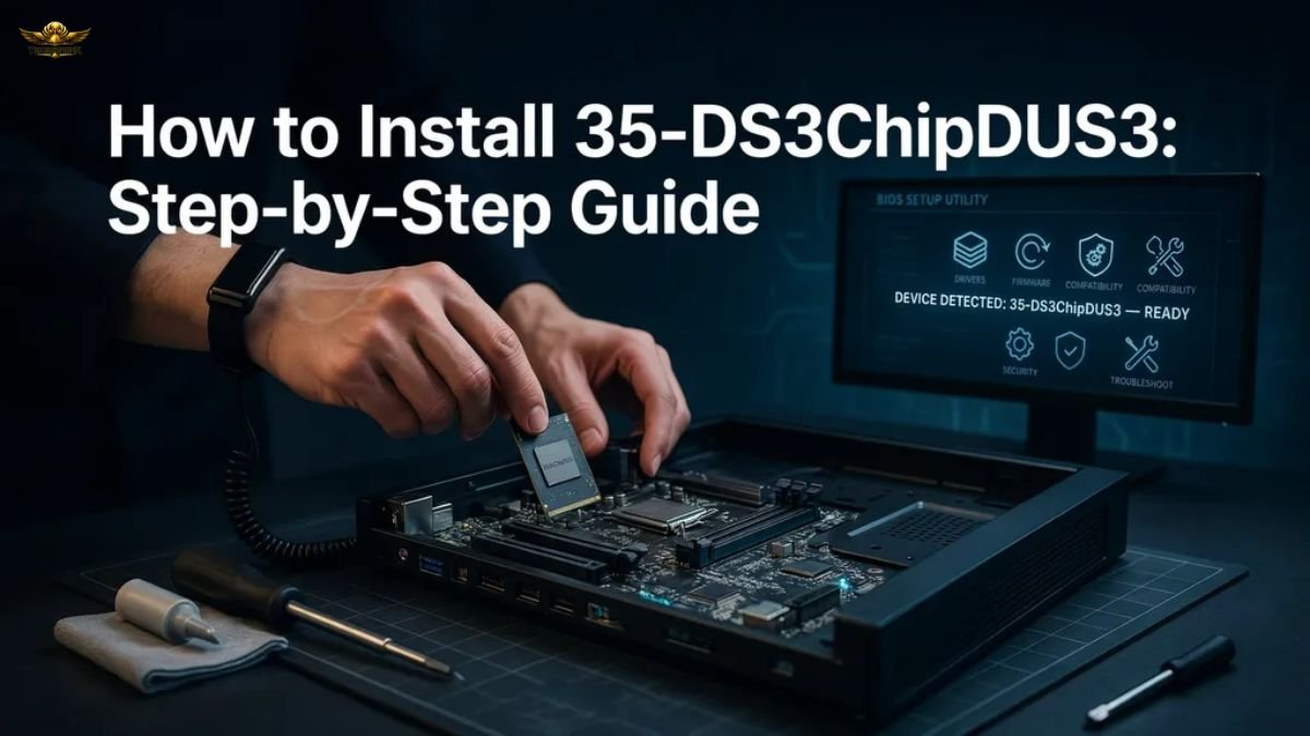 How to install 35-DS3ChipDUS3 step-by-step installation guide showing hardware setup and configuration process