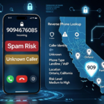 9094676085 scam or safe phone number lookup showing caller ID, spam alerts, and reverse phone lookup results