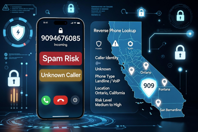9094676085 scam or safe phone number lookup showing caller ID, spam alerts, and reverse phone lookup results