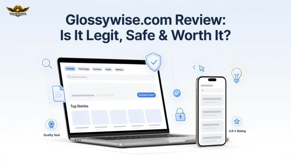 Glossywise com review showing features, trust, safety, and user experience