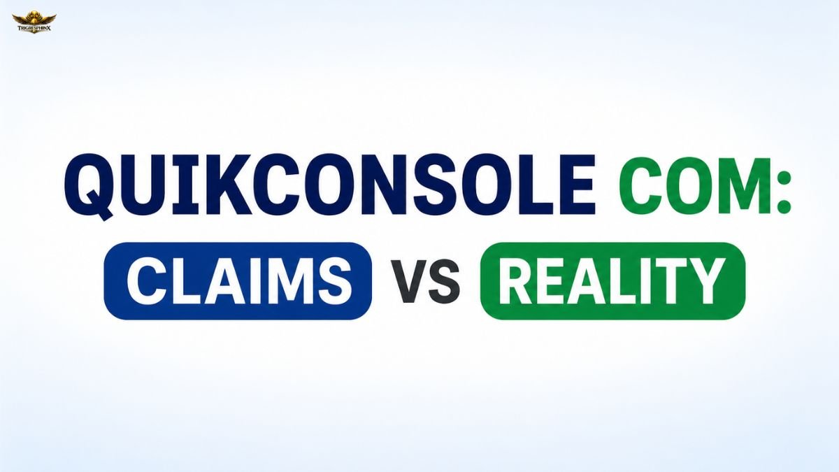 Claims vs Reality comparison showing what QuikConsole com actually offers versus common online claims