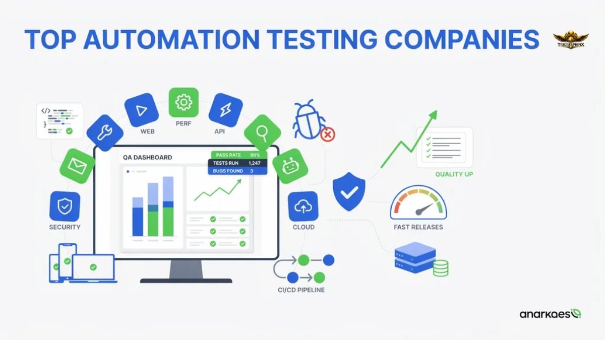 Top automation testing companies offering QA services, test automation tools, and software testing solutions.