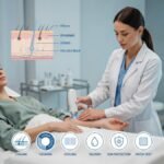 Diode laser hair removal treatment for smooth skin